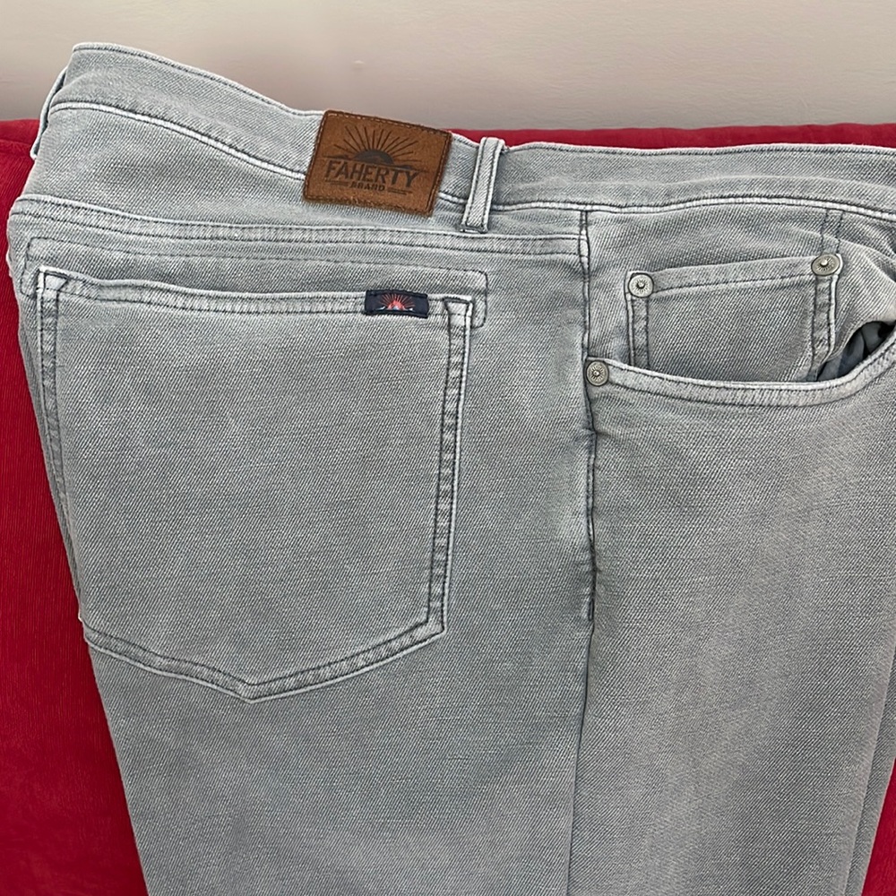 Mens 5 pockets pants light gray